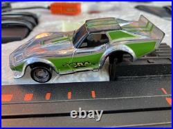 Tomy AFX Super G-Plus Challenge HO Slot Car Track & Cars Works Read Desc