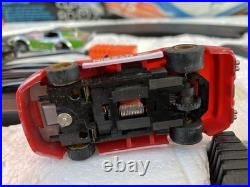 Tomy AFX Super G-Plus Challenge HO Slot Car Track & Cars Works Read Desc