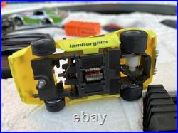 Tomy AFX Super G-Plus Challenge HO Slot Car Track & Cars Works Read Desc