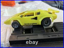 Tomy AFX Super G-Plus Challenge HO Slot Car Track & Cars Works Read Desc