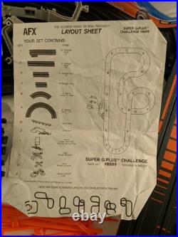 Tomy AFX Super G-Plus Challenge HO Slot Car Track TESTED