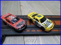 Tomy Afx Big Block Battlers Ho Slot Car Set 40 Feet Of Track Mega G Cars Used