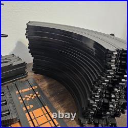 Tomy Aurora AFX HO Slot Car Track Mixed Lot +Accessories + Cars 88pcs. Of track