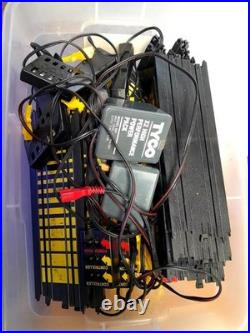 Two Complete Vintage 90s TYCO/Mattel Slot Car Racing Tracks Lot