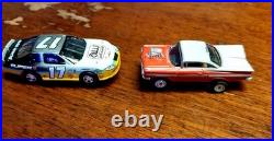 Two Complete Vintage 90s TYCO/Mattel Slot Car Racing Tracks Lot