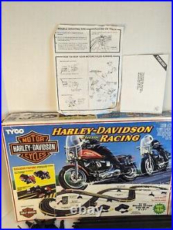 Tyco 1992 Harley Davidson Motorcycle Slot Electric Racing Track NO Bikes / AS IS
