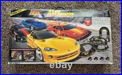 Tyco 4-LANE Cliff Hangers Magnum 440-X2 Race Track Set With4 Cars, Boxed READ RARE