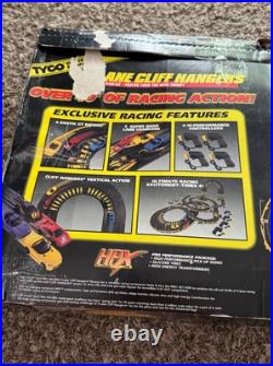 Tyco 4-LANE Cliff Hangers Magnum 440-X2 Race Track Set With4 Cars, Boxed READ RARE