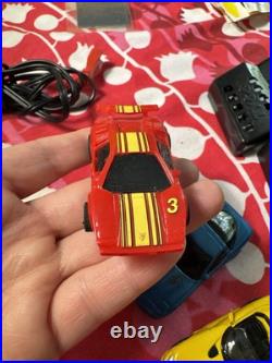 Tyco 4-LANE Cliff Hangers Magnum 440-X2 Race Track Set With4 Cars, Boxed READ RARE