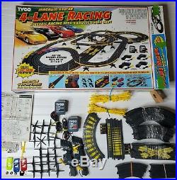 Tyco 4 Lane Racing Slot Car Track In Box Magnum 440 X2 Racetrack #6686 No Cars