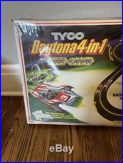 Tyco 6606 Race Track Set Daytona 4 in 1 Nite Glow Vintage Race Track SEALED NOS