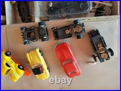 Tyco Aurora Lot Slot Cars, Track & Parts Over 150 Parts