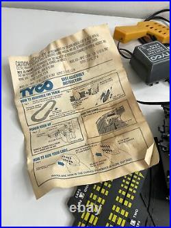 Tyco Aurora Slot Slotless Race Track Controller & Rails Lot Of 30+ Vintage 70's