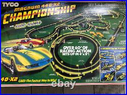 Tyco Championship slot car Race Track 440-X2 Magnum Vintage Complete
