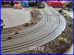 Tyco Custom Plam Beach RAMABLE POLICE ROADBLOCK US1 SLOT CAR TRACK PIVIT ACTION Tyco Custom Plam Beach RAMABLE POLICE ROADBLOCK US1 SLOT CAR TRACK PIVIT ACTION