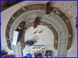 Tyco Custom Plam Beach RAMABLE POLICE ROADBLOCK US1 SLOT CAR TRACK PIVIT ACTION Tyco Custom Plam Beach RAMABLE POLICE ROADBLOCK US1 SLOT CAR TRACK PIVIT ACTION