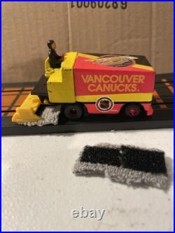 Tyco Custom Vancouver Canucks Zamboni/Slotboni HO Scale Slot Car Track Cleaner