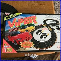Tyco Dodge Viper Slot Car Track Set. Complete With Cars