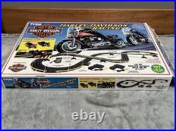 Tyco Harley Davidson Motorcycle Electric Racing Track Model 6216 Incomplete
