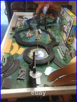 Tyco Jurassic Park Slot Car Track & Diorama-2 tracks- Build Creativity & Imagine