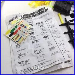 Tyco Lamborghini Championship Slot Car Racing Set 60' Track Extra Cars Manual