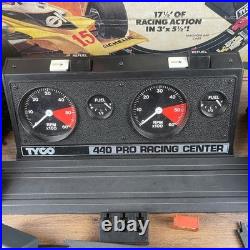 Tyco Magnum 440 Pro Racing Set Slot Cars with Tracks +More-NEAR COMPLETE-For Parts