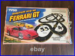 Tyco Magnum 440 X2 Ferrari GT Track Set SOME MISSING PARTS