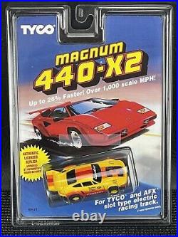 Tyco Magnum 440 X2 HO Slot Car Porsche Turbo #3 Fact. Sealed #09034 VINTAGE
