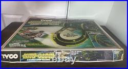 Tyco Nite Glow Double Loop Racing Track Curve Huggers Slot Cars 1979 Box & Parts