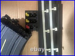 Tyco Nite Glow Double Loop Racing Track Curve Huggers Slot Cars 1979 Box & Parts