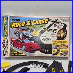 Tyco Race & Chase Police Double Cross Jump Slot Car Set #6214 Complete As-Is Tyco Race & Chase Police Double Cross Jump Slot Car Set #6214 Complete As-Is