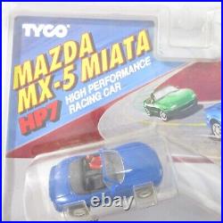 Tyco Slot Car Ho Scale Hp7 Mazda Mx-5 Miata Super Bonus Pack 2 Crossover Tracks
