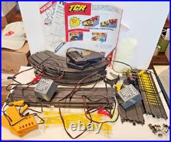 Tyco Slot Car Racing HO Scale Track/Power Supplies/Controllers & More LARGE Lot
