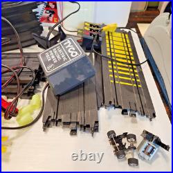 Tyco Slot Car Racing HO Scale Track/Power Supplies/Controllers & More LARGE Lot