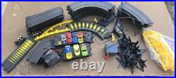 Tyco Slot Car Track, 2 Controllers, 2 Power Packs 8 Cars & 53 Pcs Track