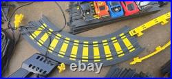 Tyco Slot Car Track, 2 Controllers, 2 Power Packs 8 Cars & 53 Pcs Track