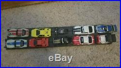 Tyco Super Cliff Hangers with Nite Glow Electric Slot Car Track Set
