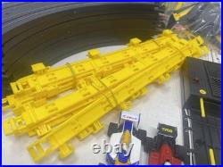 Tyco Super Sound Electric Racing Slot Car Set Formula One Complete Working 1992