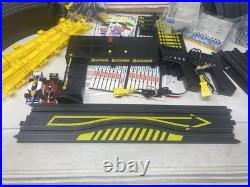 Tyco Super Sound Electric Racing Slot Car Set Formula One Complete Working 1992