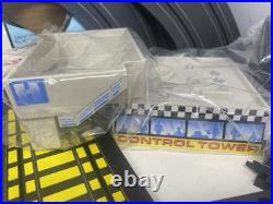 Tyco Super Sound Electric Racing Slot Car Set Formula One Complete Working 1992