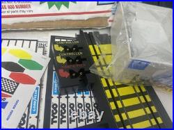 Tyco Super Sound Electric Racing Slot Car Set Formula One Complete Working 1992