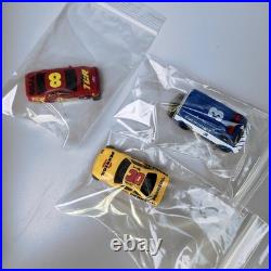 Tyco TCR High Banked Speedway Track+Cars#30 Pennzoil+#8+#3 Police Van