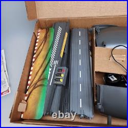 Tyco TCR High Banked Speedway Track+Cars#30 Pennzoil+#8+#3 Police Van