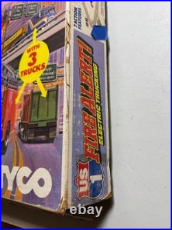 Tyco U. S. 1 Electric Trucking Fire Alert 3214 Slot Track Near Complete LOCAL