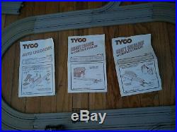 Tyco US 1 Electric Trucking Set Lot of Tracks Parts Slot Cars Vintage Toys Cargo