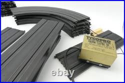 TycoPro Competition Lighted Racing System Electric Slot Car Race Track Untested
