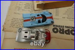 TycoPro Competition Lighted Racing System Electric Slot Car Race Track Untested