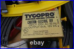 TycoPro Competition Lighted Racing System Electric Slot Car Race Track Untested