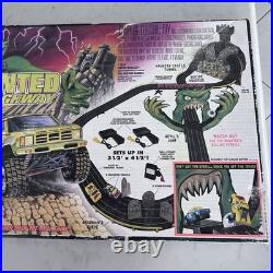 Used 1995 Tyco Haunted Highway Race Car Track NO CARS Complete Track -Untested