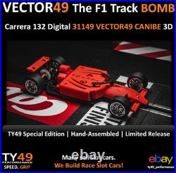 VECTOR49 PRO 132 Carrera Digi Slot Car Weapon + FULL CRASH & REBUILD SPARE KIT